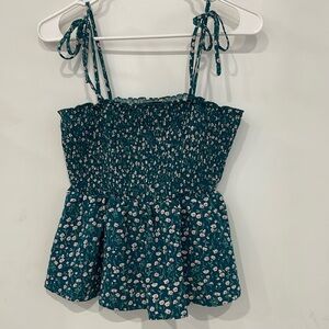 SHEIN Size large teal elastic top